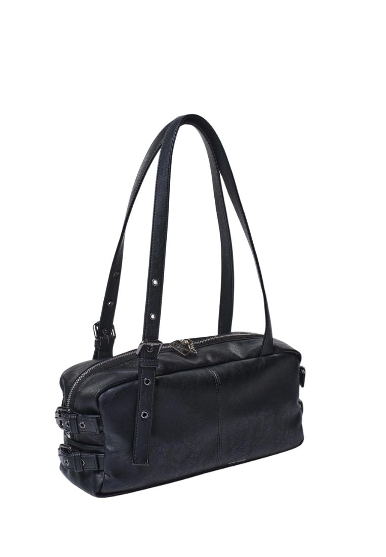Side Belt Bag M Nappa Matt Black