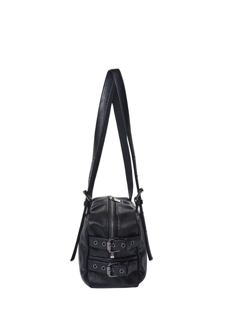 Side Belt Bag M Nappa Matt Black