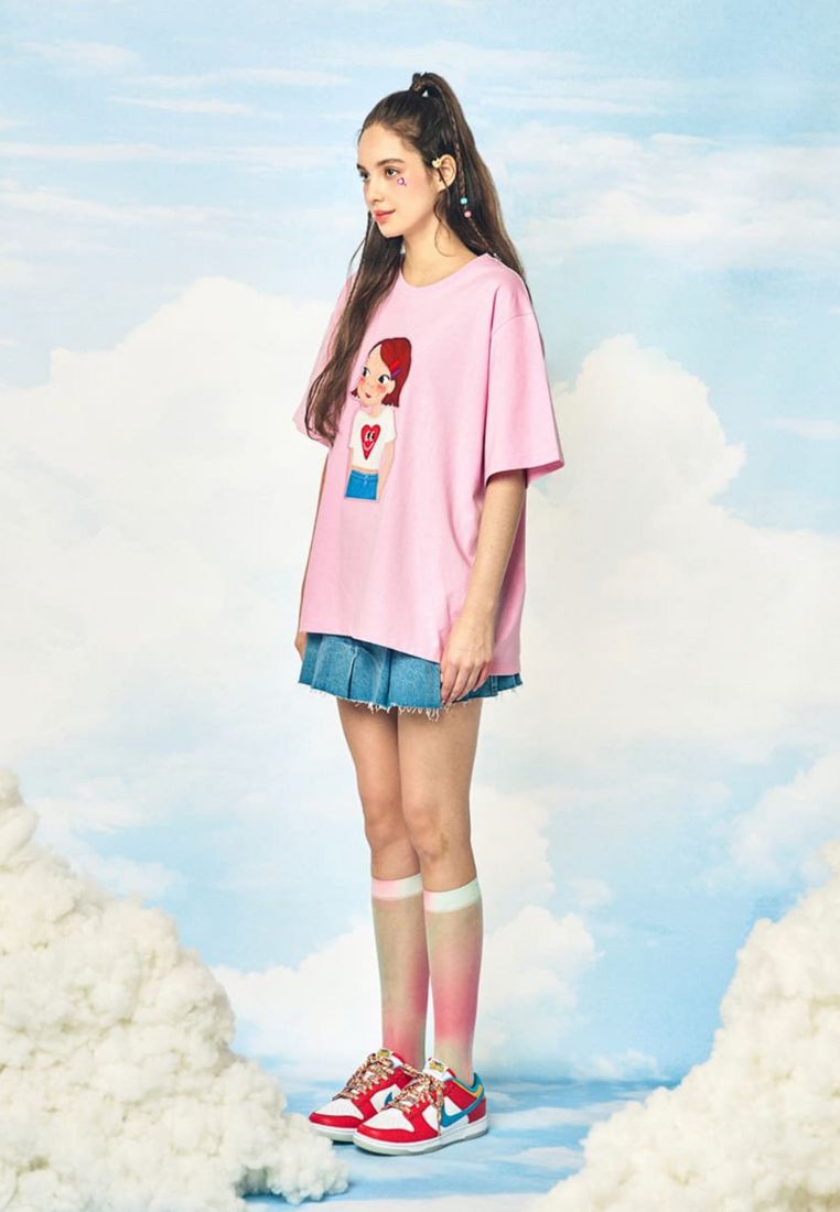 Side Slit T-Shirt F Ria