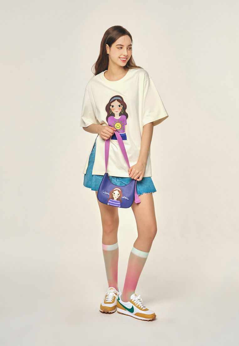 Side Slit T-Shirt Luna
