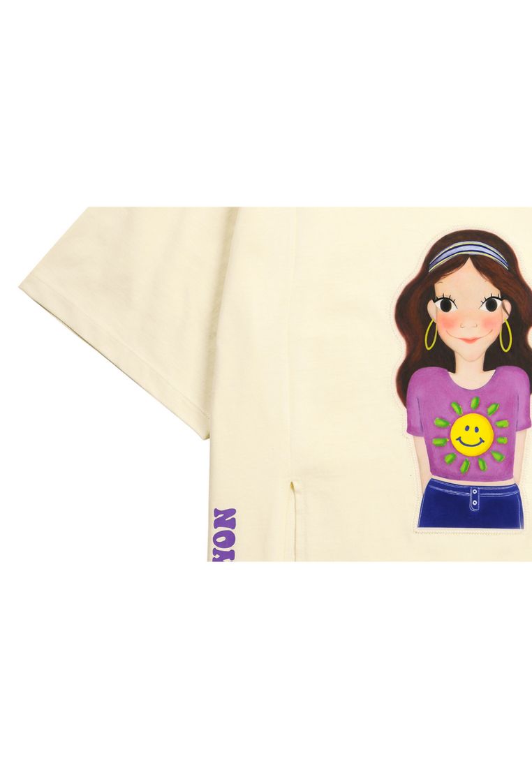 Side Slit T-Shirt Luna