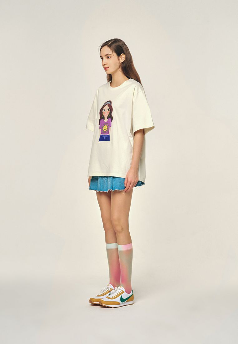 Side Slit T-Shirt Luna