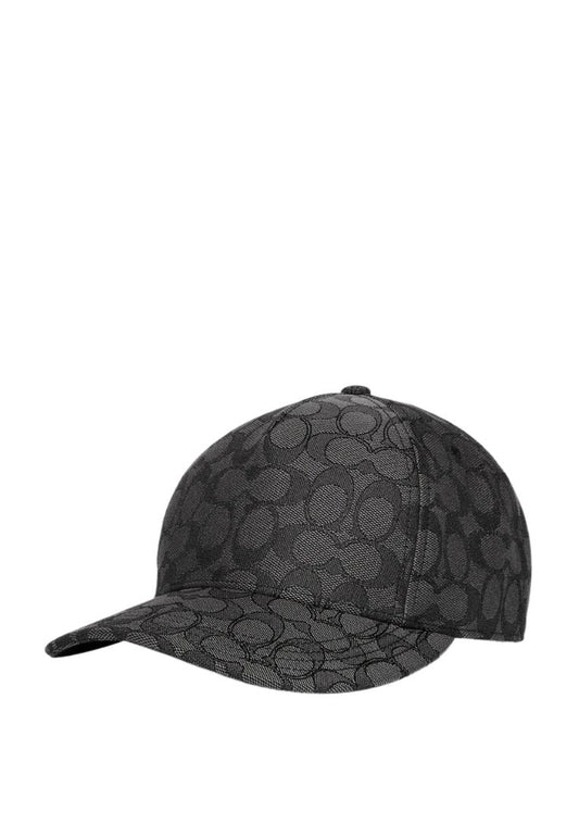 Signature Jacquard Baseball Hat Charcoal
