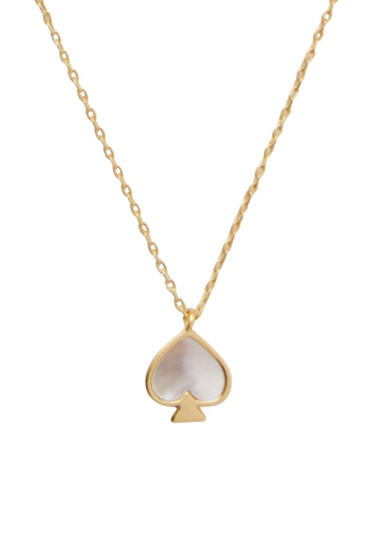 Signature Spade Mini Pendant Cream Multi