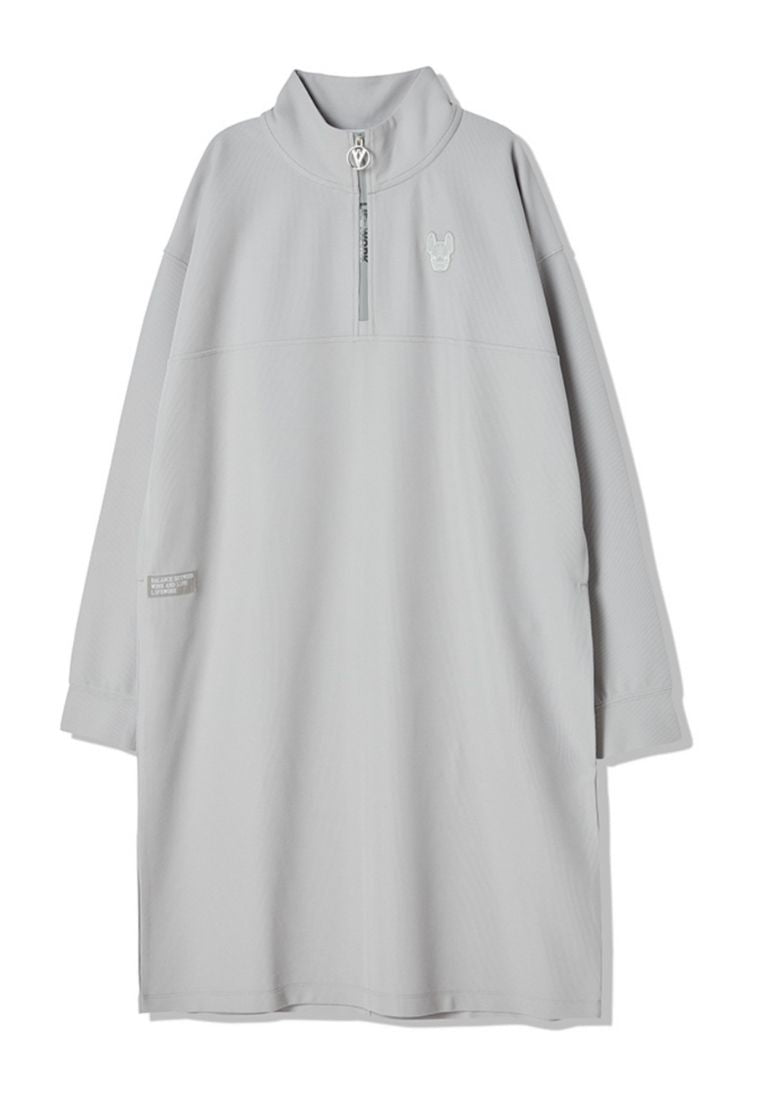 Silicon Wappen Half Zip Up One Piece