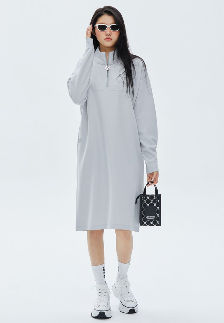 Silicon Wappen Half Zip Up One Piece