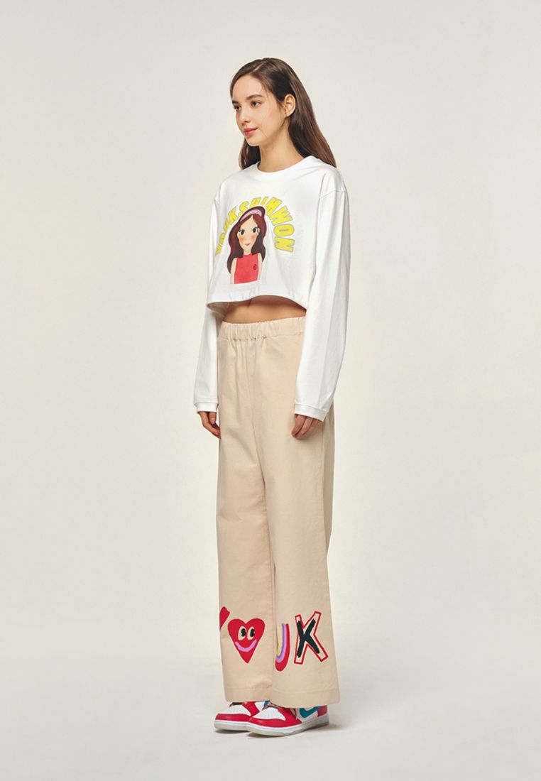 Simple Crop T-Shirt F Luna