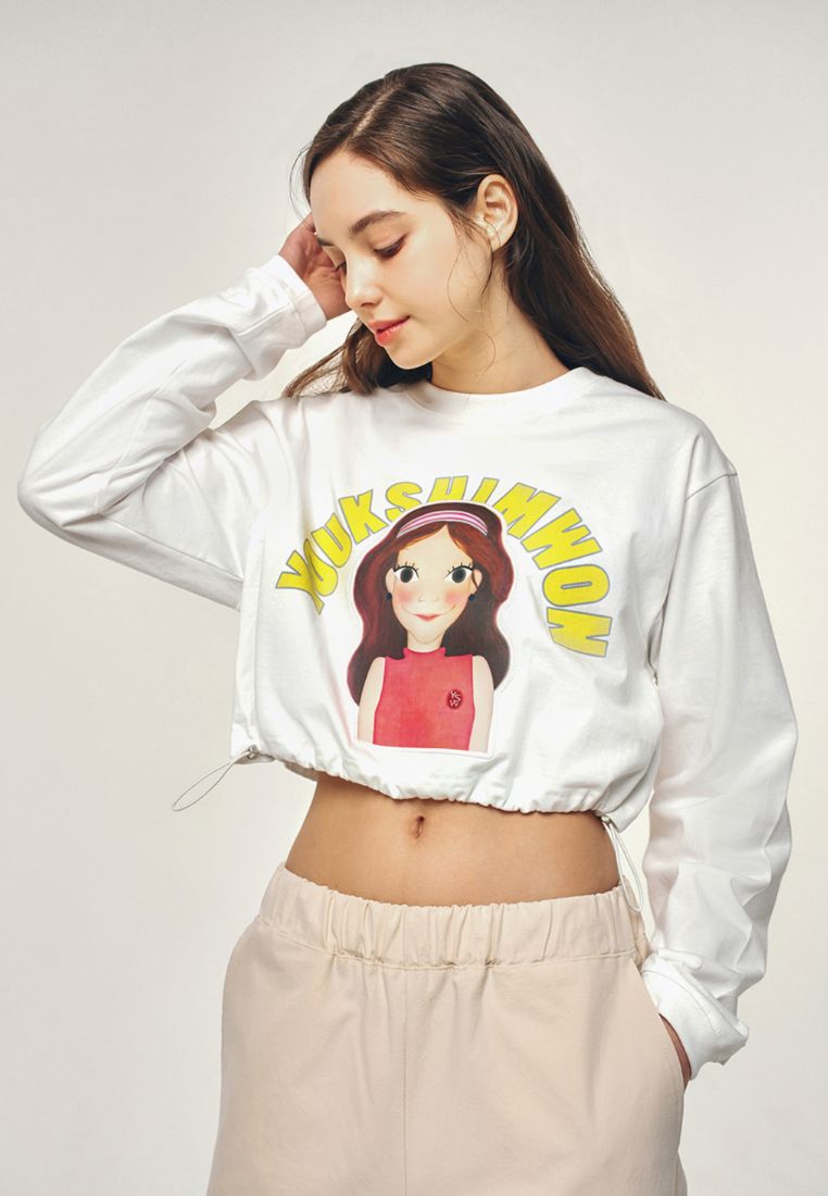 Simple Crop T-Shirt F Luna