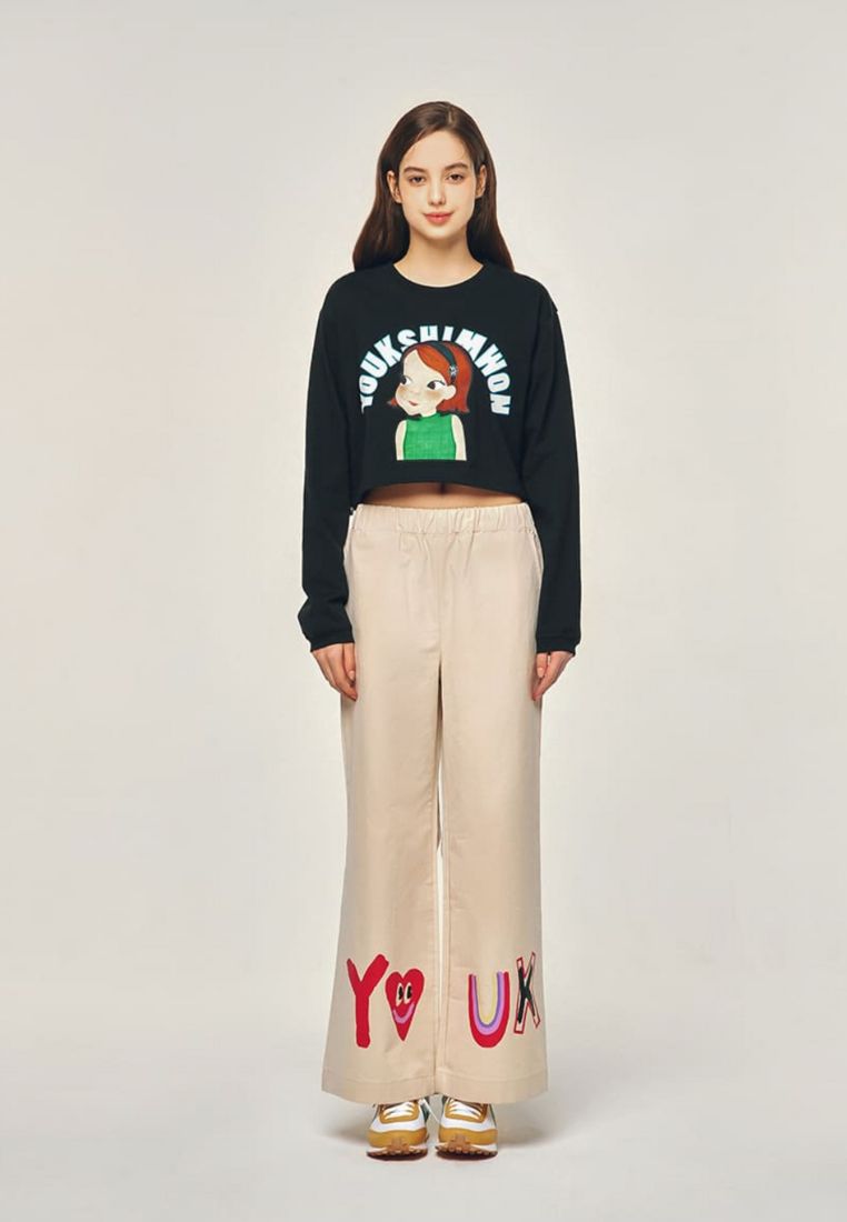 Simple Crop T-Shirt F Ria