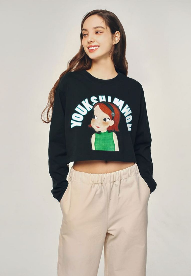 Simple Crop T-Shirt F Ria