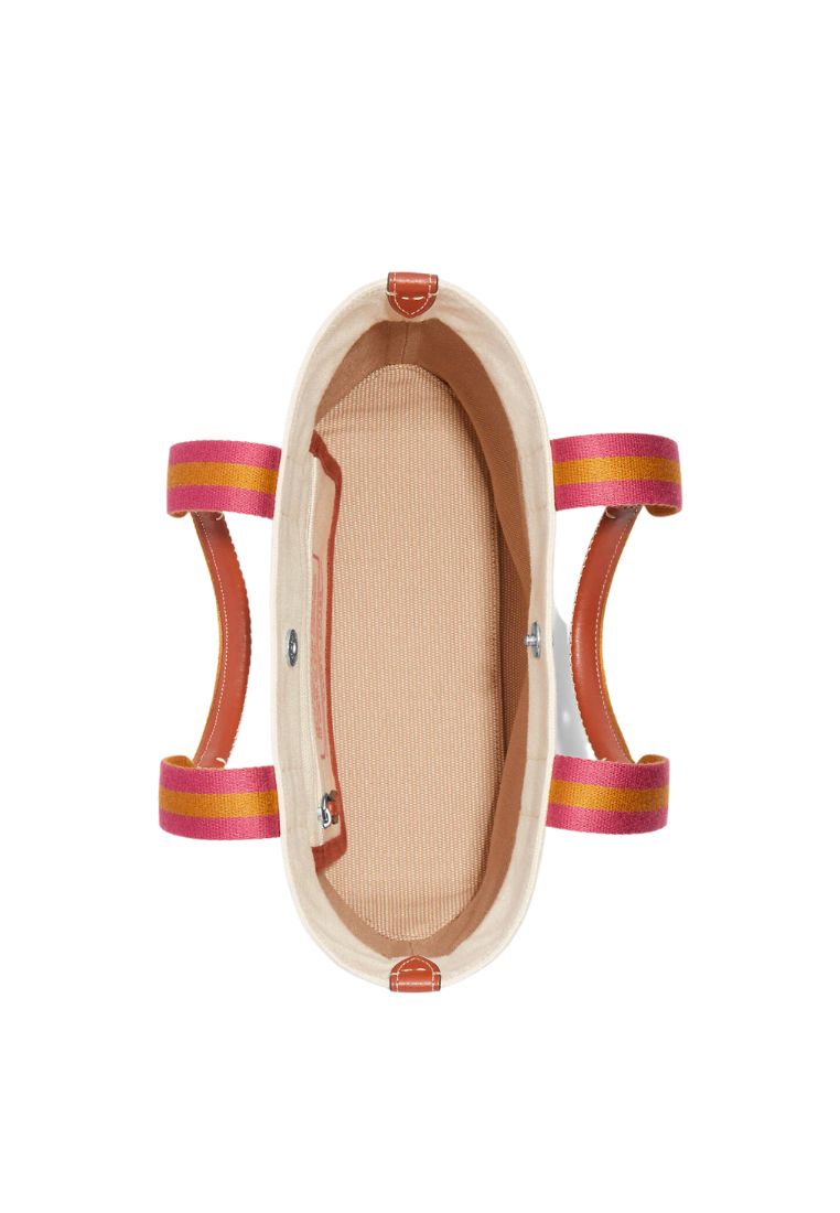 Small Canvas Tote Natural Multi