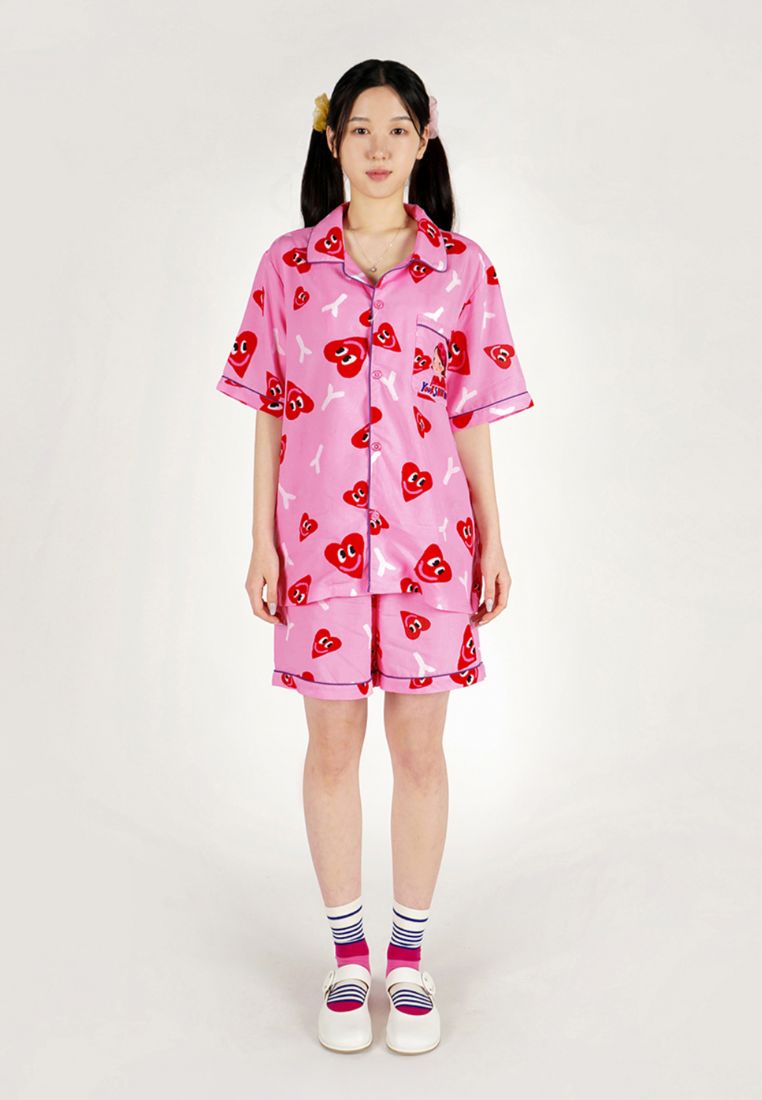 Soft Pajama Set Heart Ria