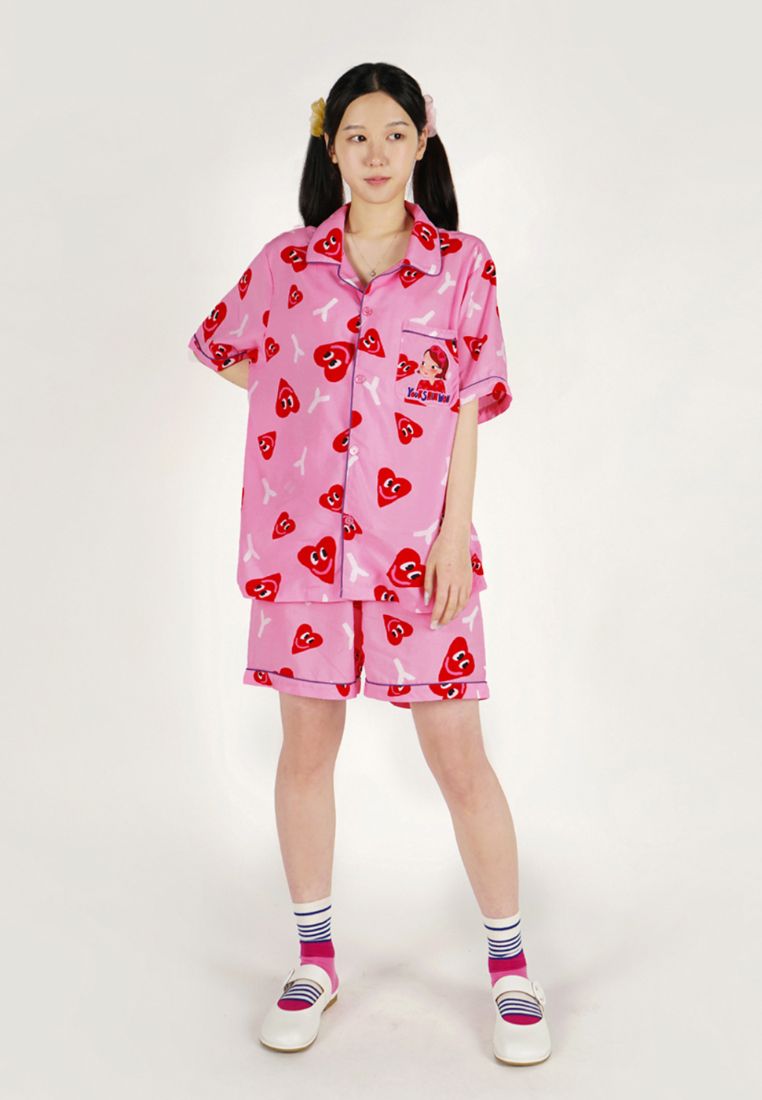 Soft Pajama Set Heart Ria