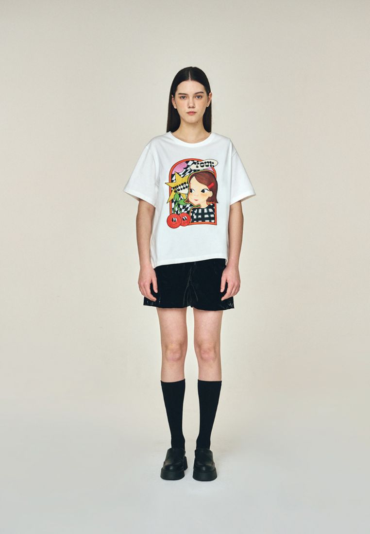 Sparkling T-Shirt F Cherry Ria