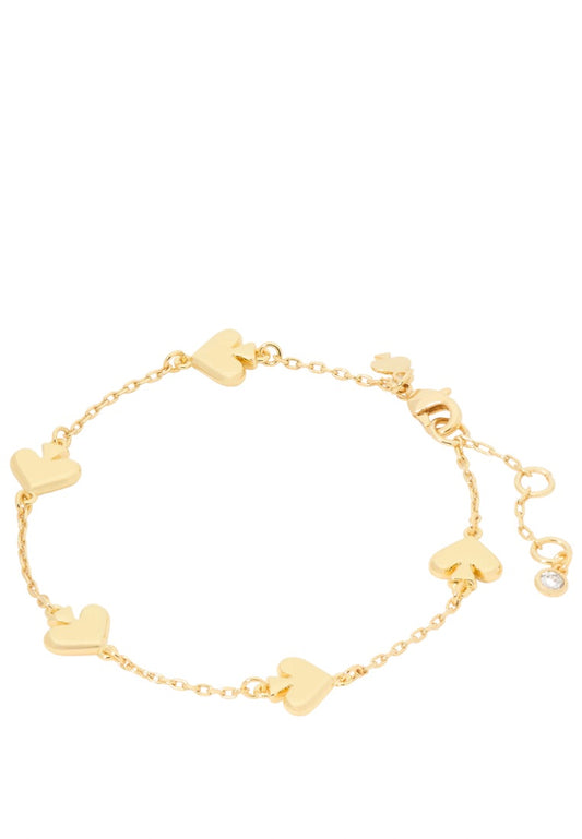 Spot The Spade Metal Scatter Bracelet Gold