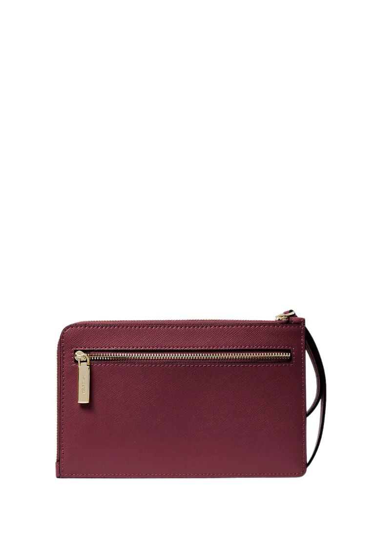 Staci Medium L Zip Wristlet Deep Berry