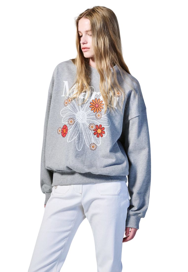 Sweatshirt FlowerMardi Blossom Grey Ivory