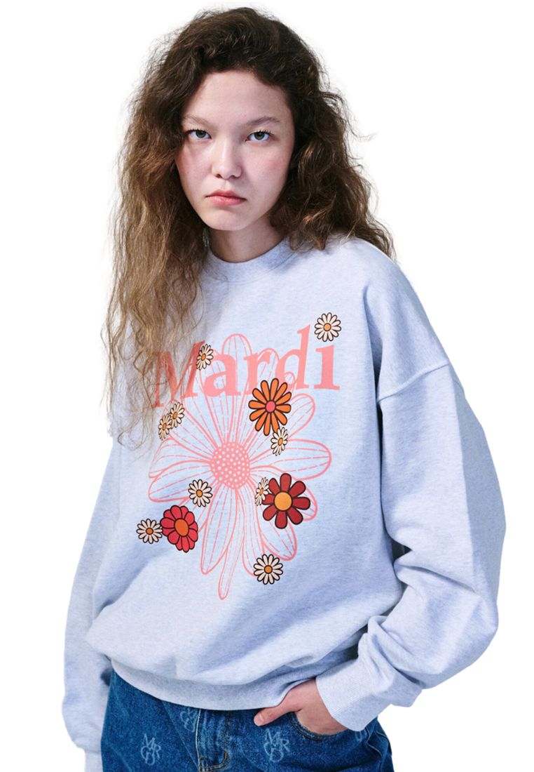 Sweatshirt FlowerMardi Blossom Heather Coral