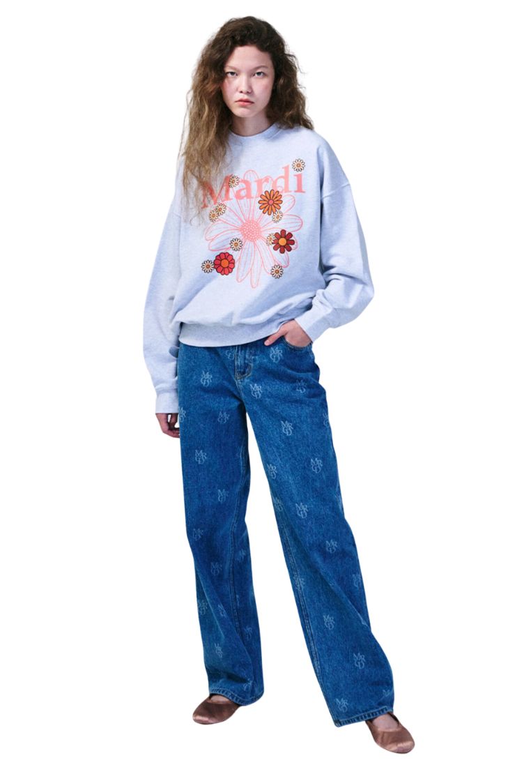 Sweatshirt FlowerMardi Blossom Heather Coral