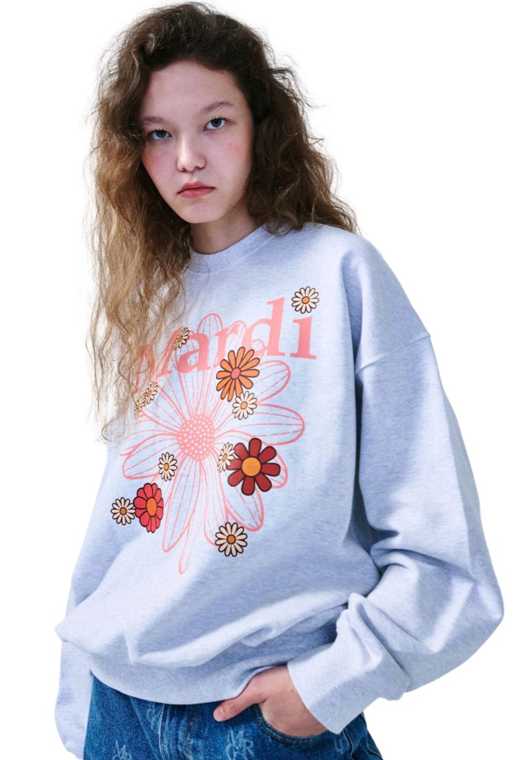 Sweatshirt FlowerMardi Blossom Heather Coral