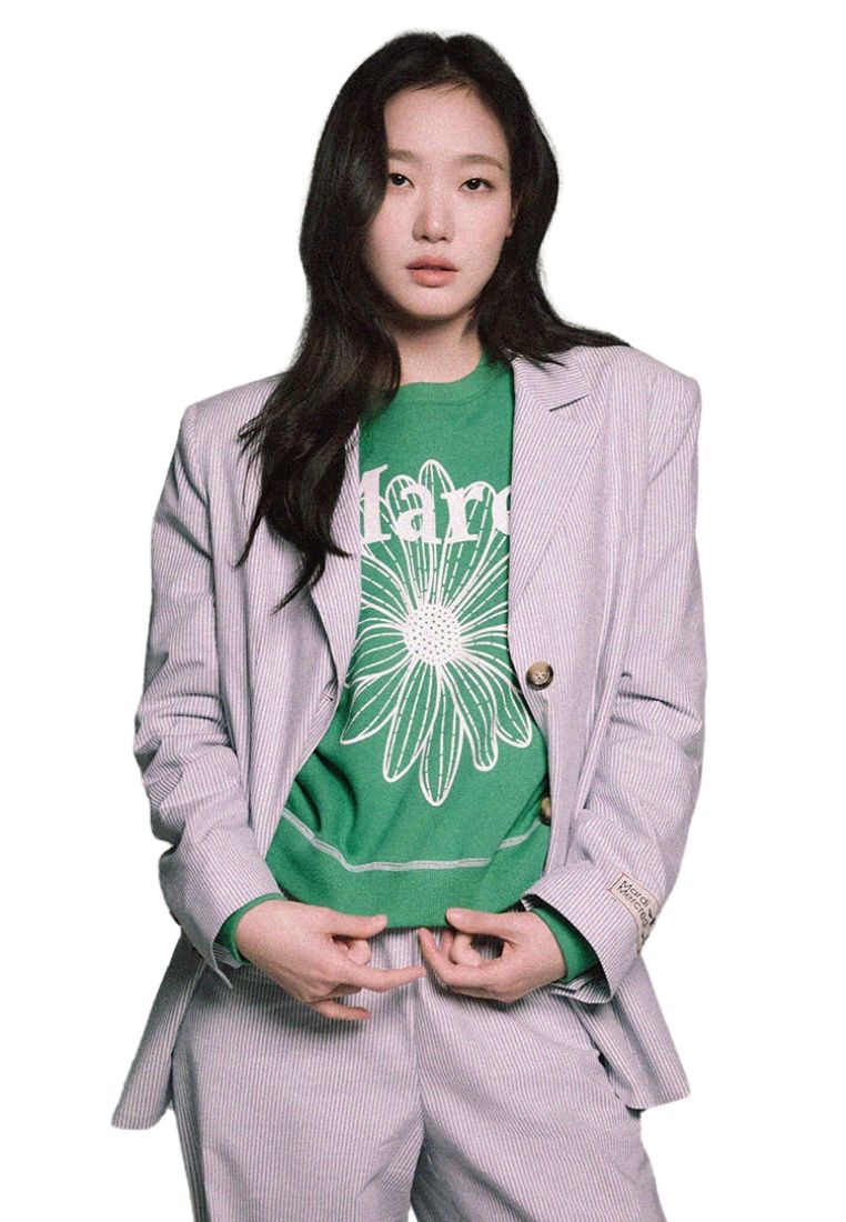 Sweatshirt Raglan FlowerMardi Green White