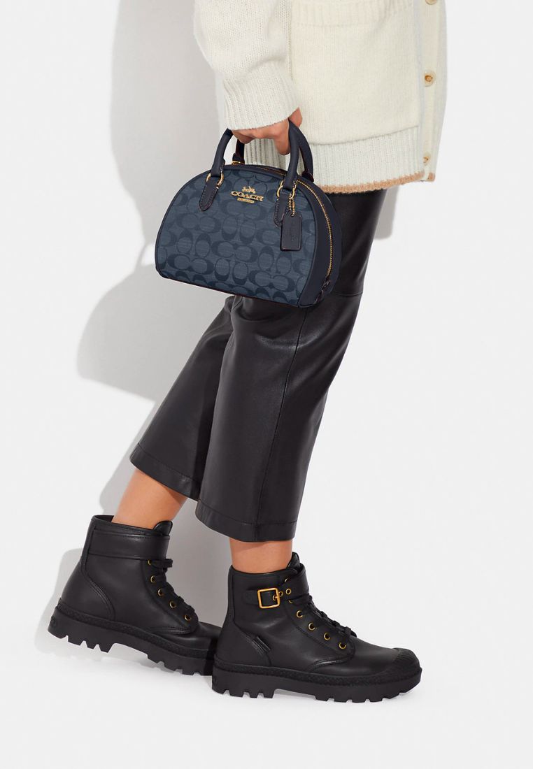 Sydney Satchel In Signature Chambray Denim