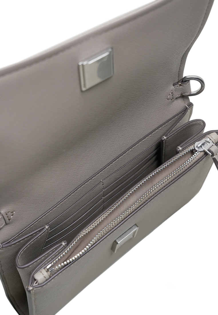 Emerson Chain Wallet Gray Chalk