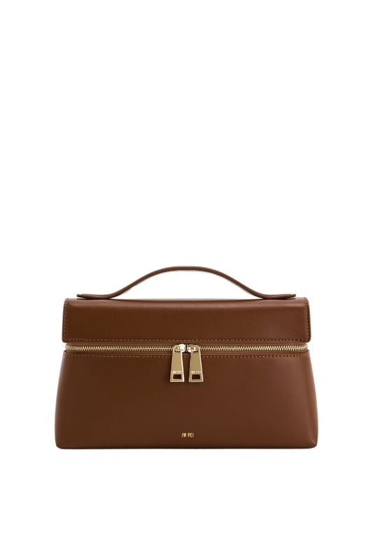 Thea Top Handle Bag - Brown