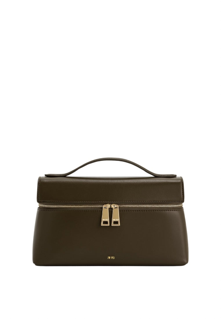 Thea Top Handle Bag - Dark Olive