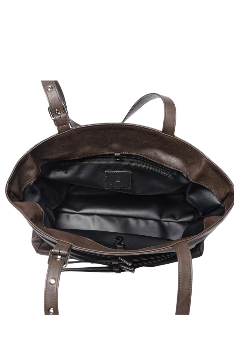 Trio Belt Corset Bag M Brushed Chocolate