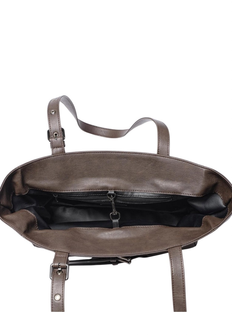 Trio Belt Corset Bag M Brushed Chocolate