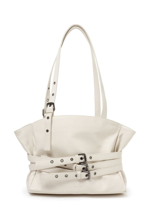 Trio Belt Corset Bag M Nappa Ivory