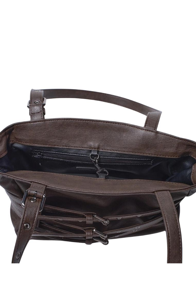 Trio Belt Corset Bag S Brushed Chocolate