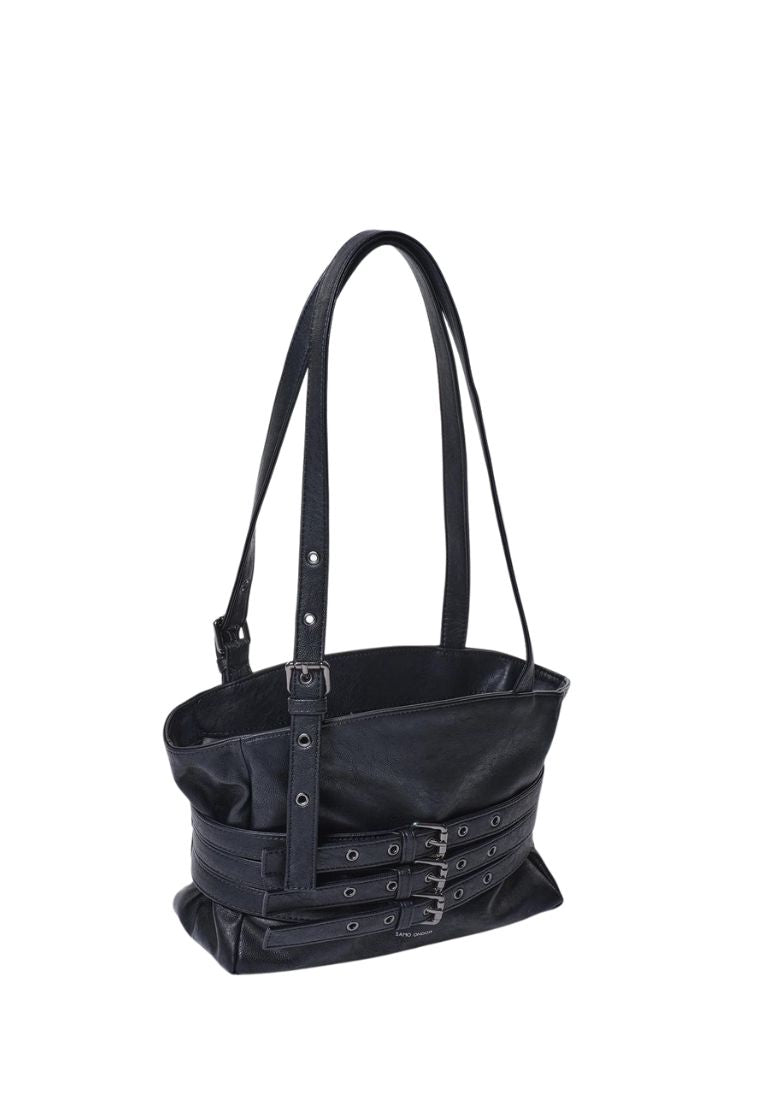 Trio Belt Corset Bag S Nappa Matt Black