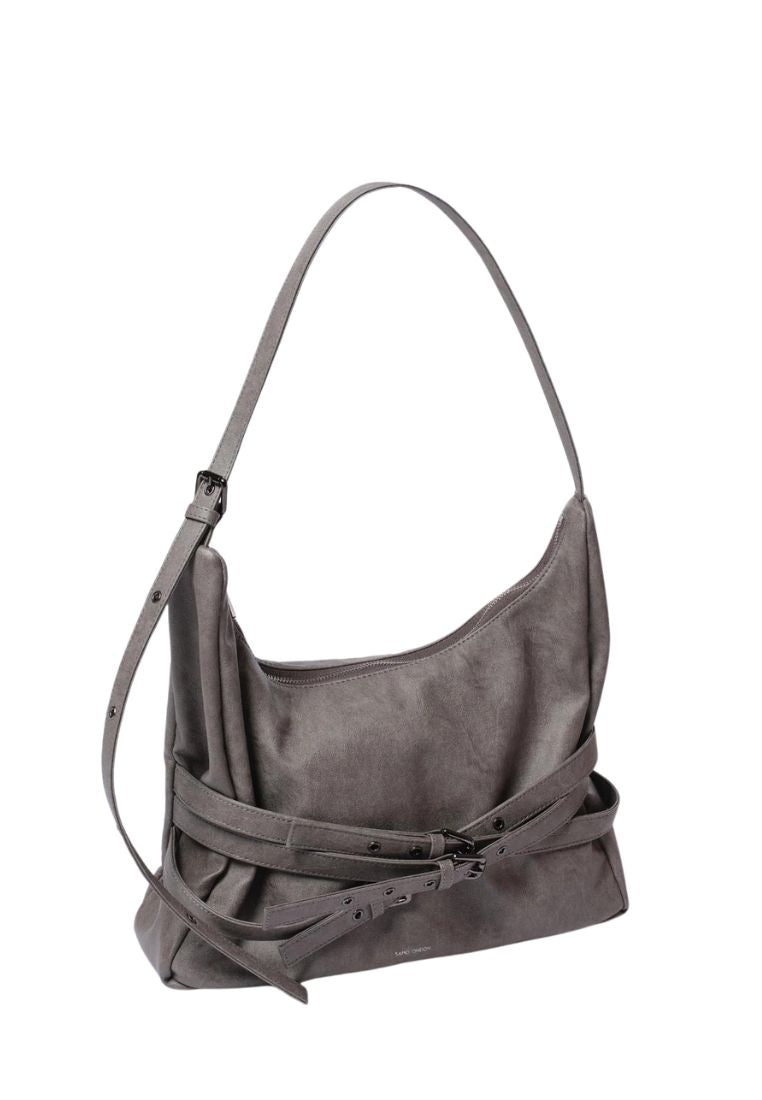 Trio Belt Mug Bag L Brushed Gray