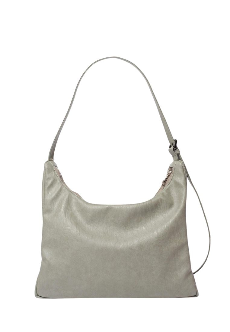 Trio Belt Mug Bag L Brushed Mint Gray