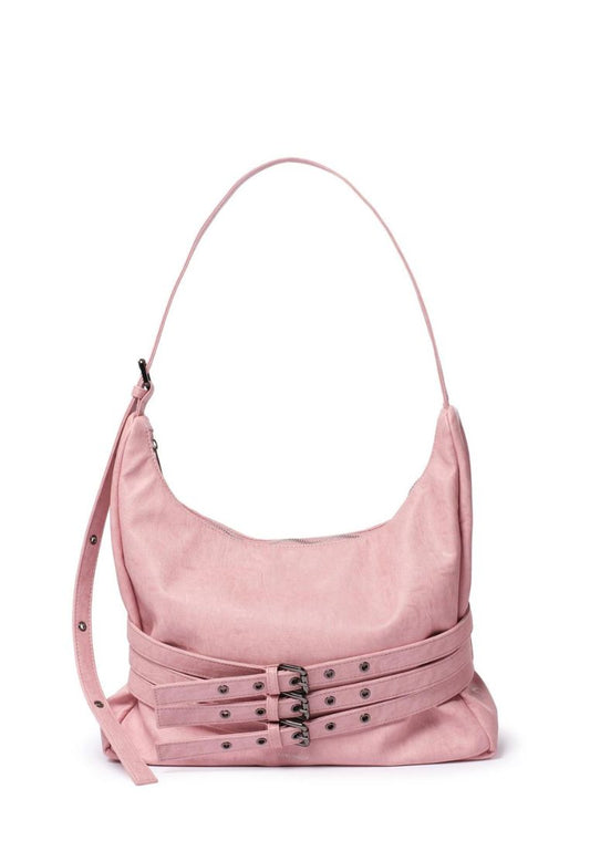 Trio Belt Mug Bag L Brushed Pink