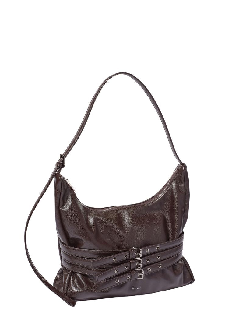 Trio Belt Mug Bag L Goat Chocolate