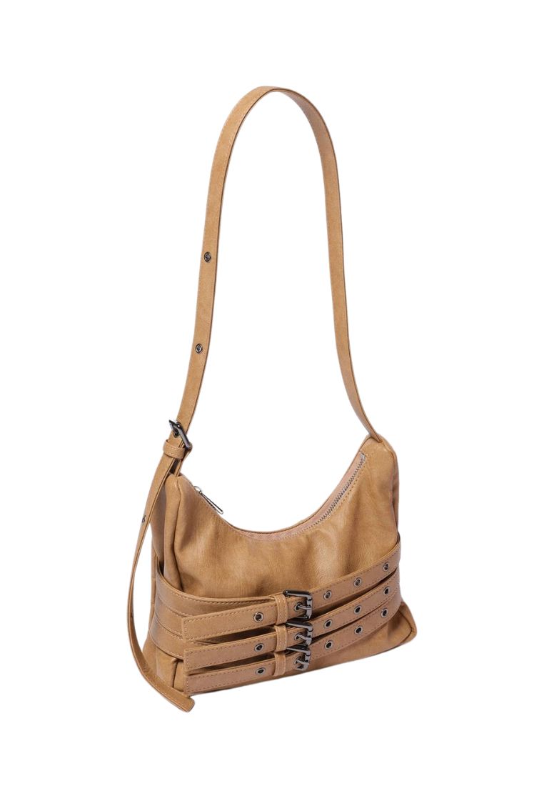 Trio Belt Mug Bag M Brushed Brown Sugar