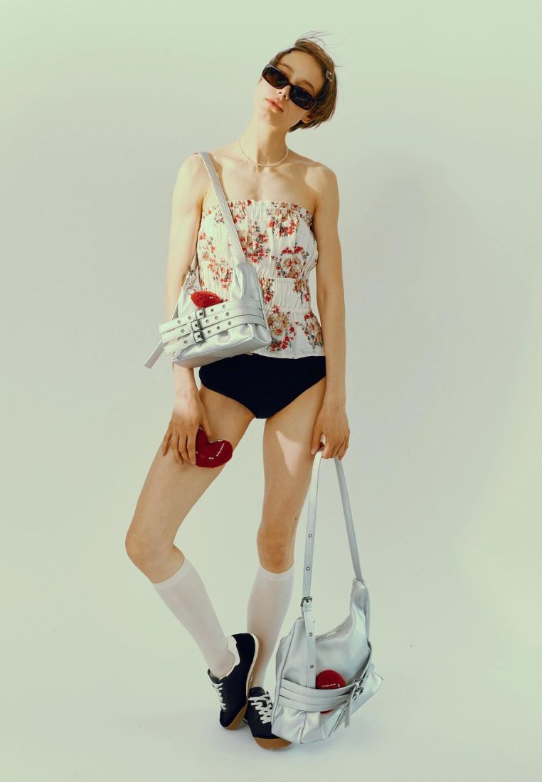 Trio Belt Mug Bag M Chrome