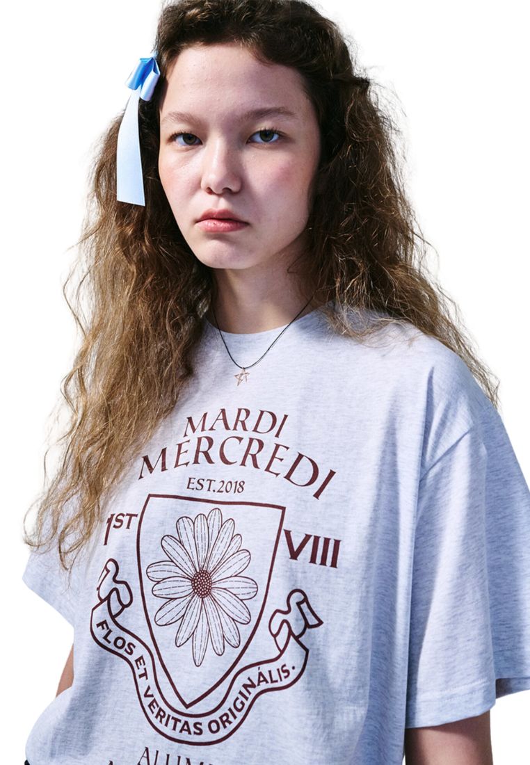 TShirt Alumni Emblem Heather Burgundy