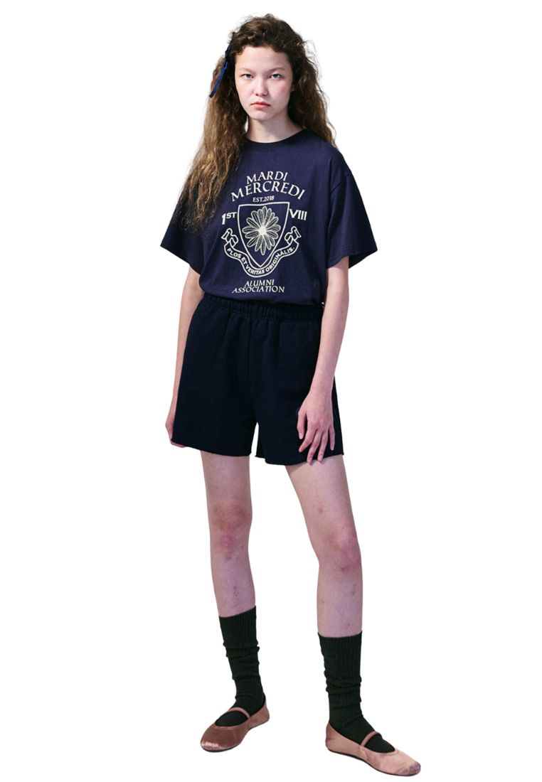 TShirt Alumni Emblem Navy Cream