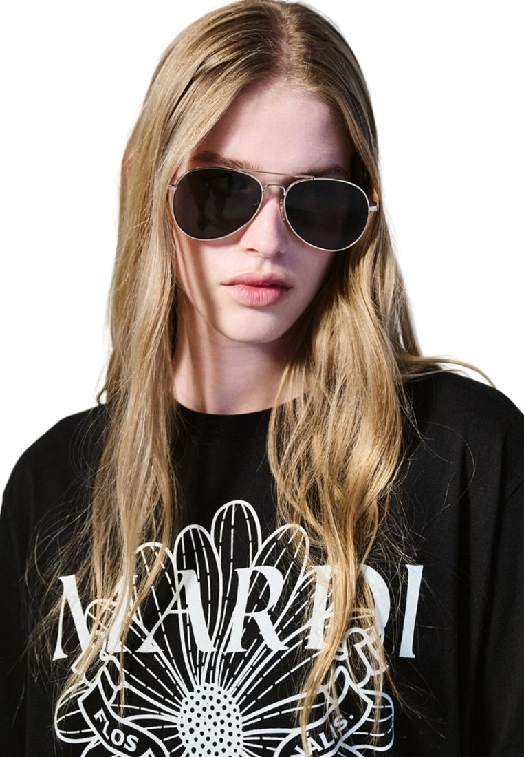 Tshirt Flower Mardi Alumni Black Ivory