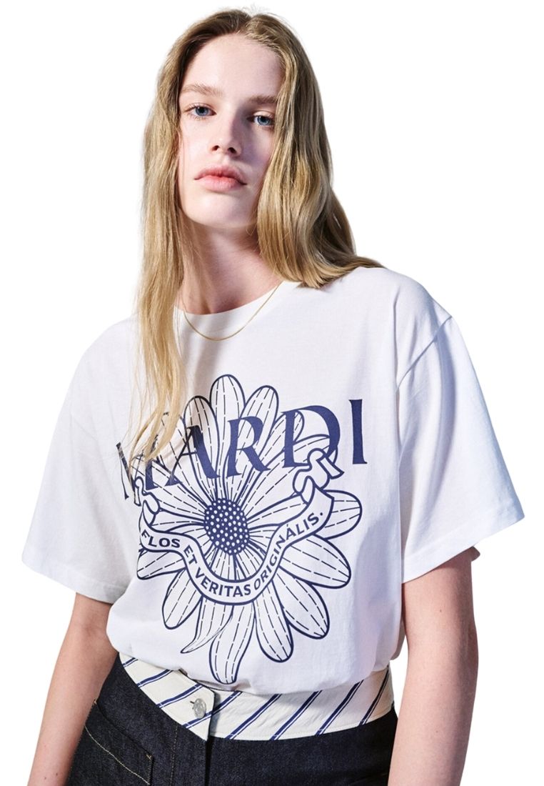 Tshirt Flower Mardi Alumni Ivory Navy
