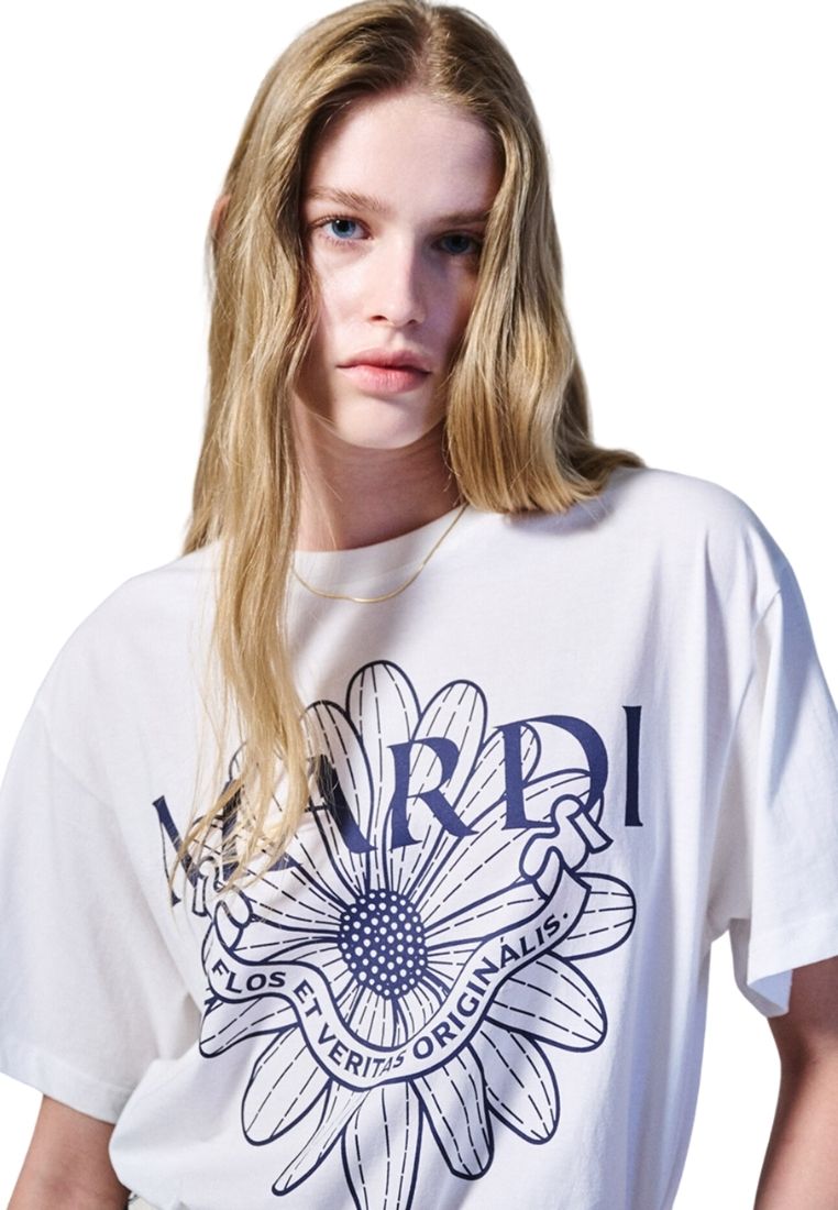 Tshirt Flower Mardi Alumni Ivory Navy