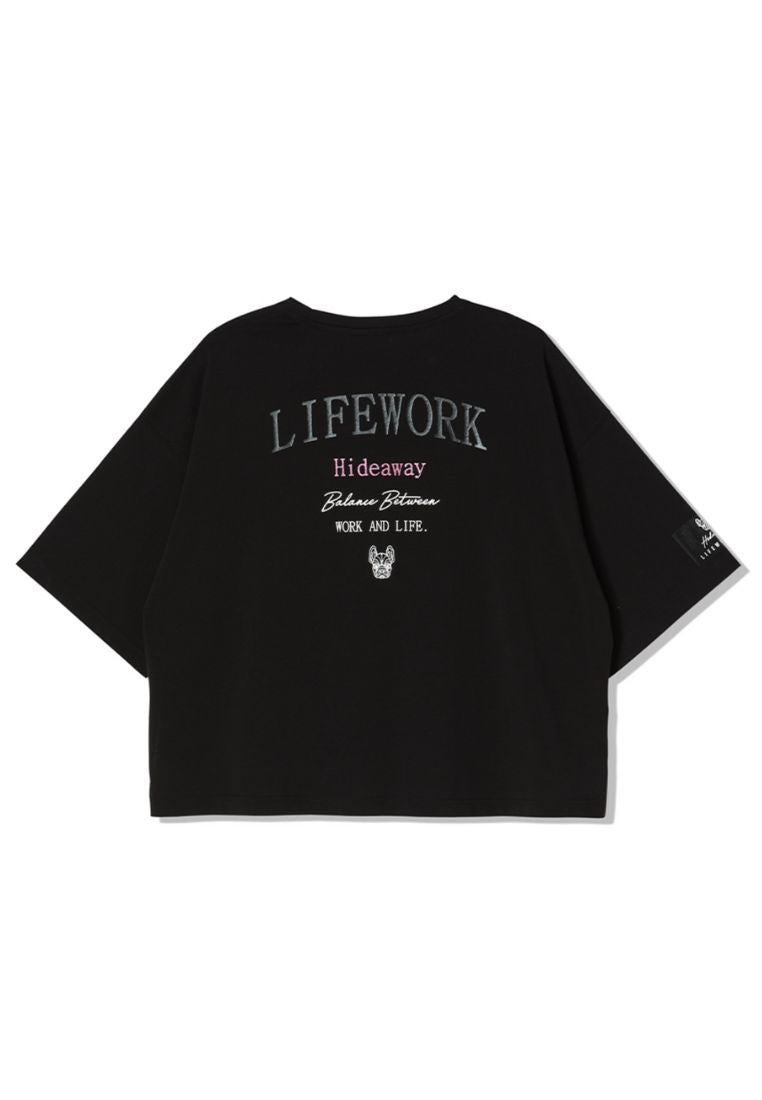 Unique Short Sleeve T-Shirt Black