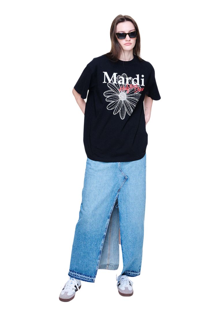 Unisex Tshirt FlowerMardi Halftime Show Black White