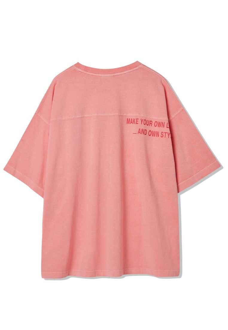 University Pigment T-Shirt Pink