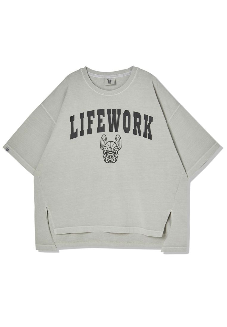 University Pigment T-Shirt Stone