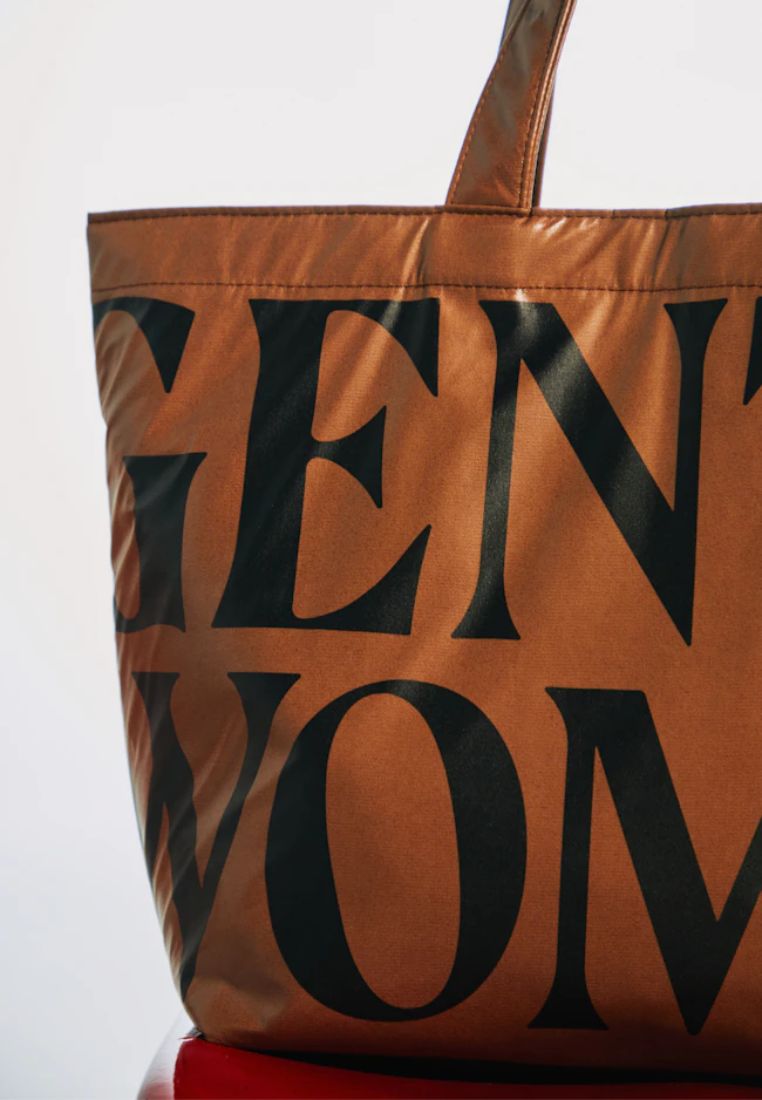 Urban Stride Tote Bag Brown